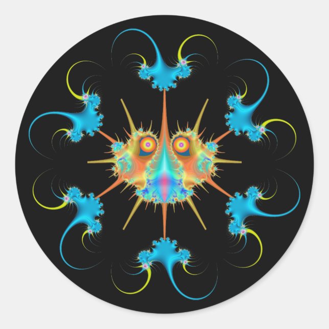 Caulimo Bug & Anti-Virus Classic Round Sticker (Front)