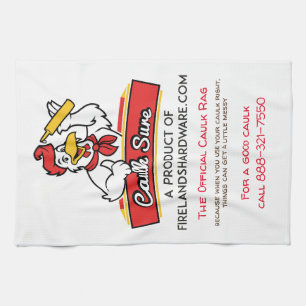 Caulk Rag by Caulk Sure Tea Towel