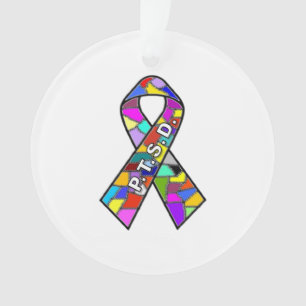 Cause Ribbon PTSD Ornament