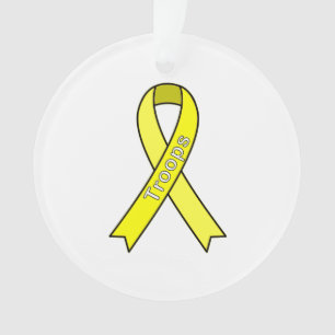 Cause Ribbon Troops Ornament