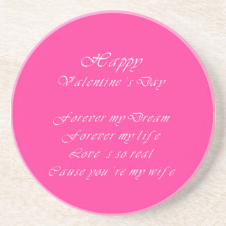 Cause you're my wife coaster