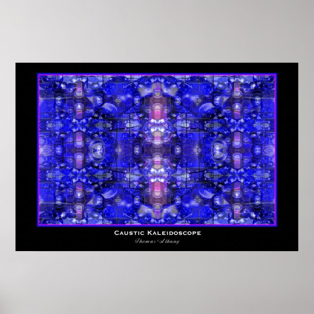Caustic Kaleidoscope Poster (Front)