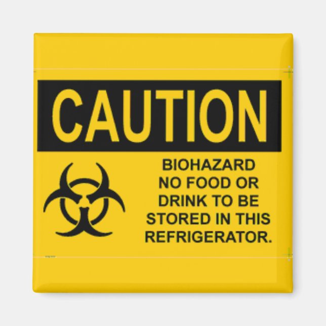 caution08 Biohazard Magnet (Front)