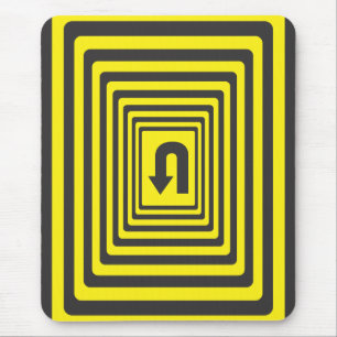 Caution, Almost The Right Way Mouse Pad