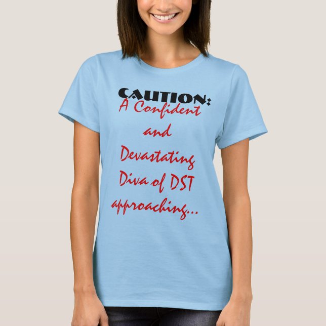 Caution approaching T-Shirt (Front)