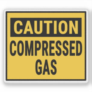 Caution Compressed Gas