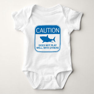 Caution – Does Not Play Well With Others Baby Bodysuit