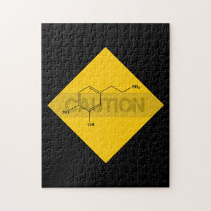 Caution: Dopamine Jigsaw Puzzle
