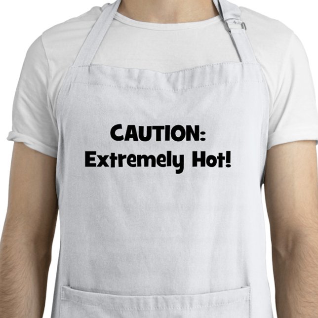 Caution Extremely Hot Humourous  Standard Apron (Creator Uploaded)