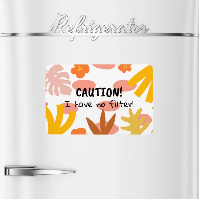 Caution Flexible Photo Magnet (Creator Uploaded)