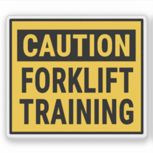 Caution Forklift Training