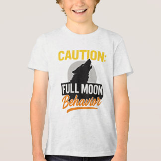 Caution Full Moon Behaviour Shirt – Funny Werewolf