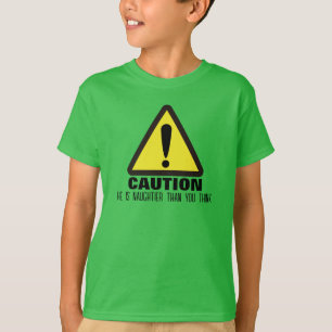 Caution! Funny Holiday Gift T-shirts 