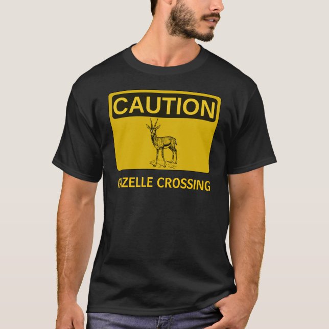 Caution: Gazelle Crossing T-Shirt (Front)