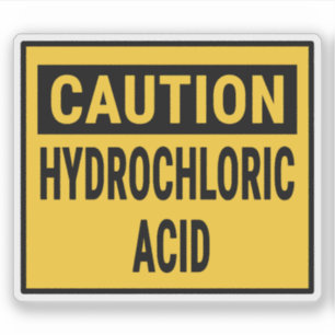 Caution Hydrochloric Acid
