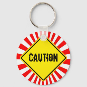 caution key ring