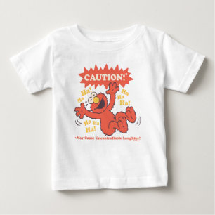 Caution Laughing Elmo Ahead Baby T-Shirt
