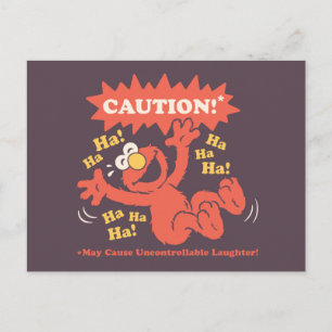 Caution Laughing Elmo Ahead Postcard