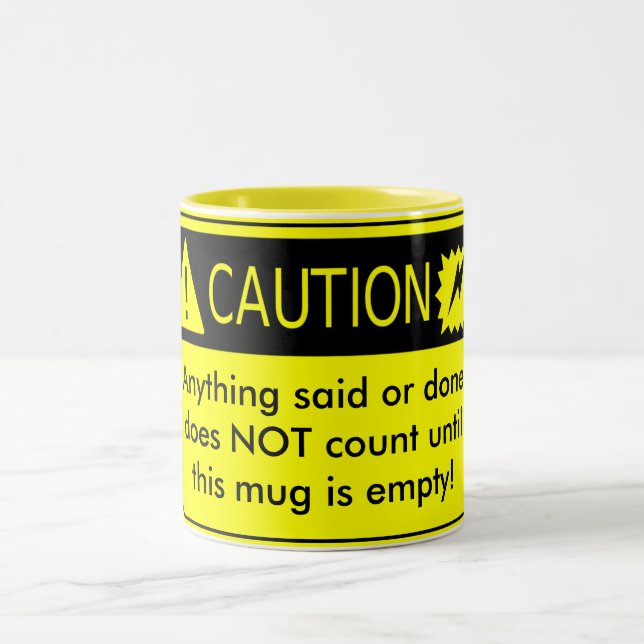 Caution Mug (Center)