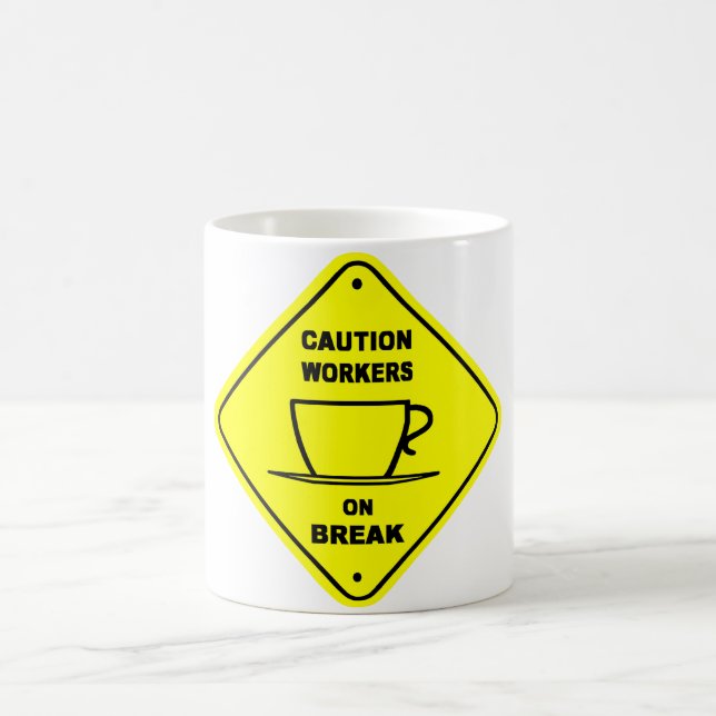 caution mug (Center)