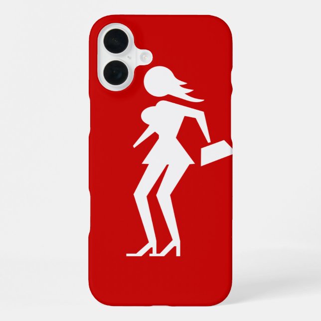 Caution Prostitute (Attenzione Prostitute) iPhone Case (Back)