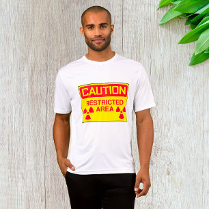 Caution Restricted Area Radiation Hazard Warning T-Shirt