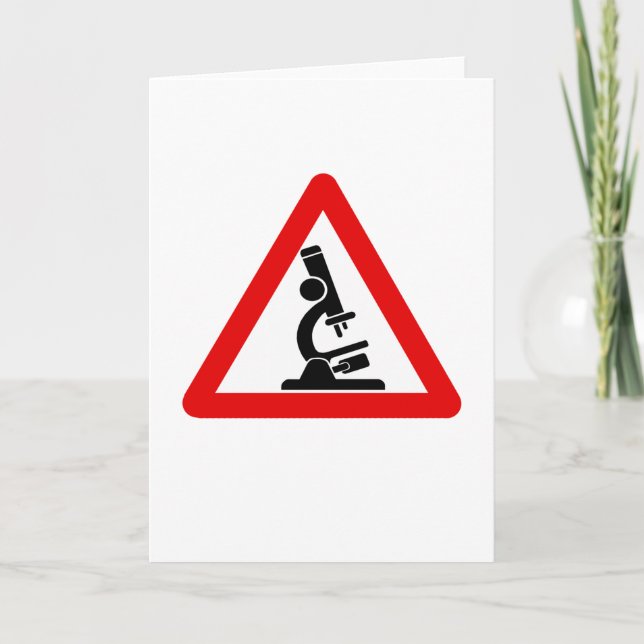 Caution:  SCIENCE! Card (Front)