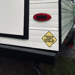 Caution Stinky Slinky in Bumper!