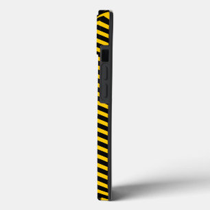 Caution Tape Pattern with Name iPhone 13 Case