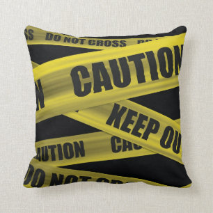 Caution Tape - Pillow