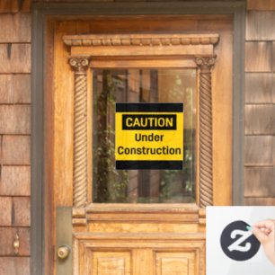 CAUTION Under Construction Square