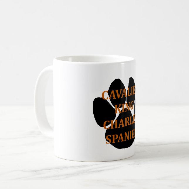 cav name paw coffee mug (Front Left)