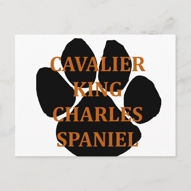 cav name paw postcard (Front)