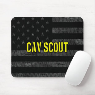 Cav Scout Subdued American Flag Mouse Pad