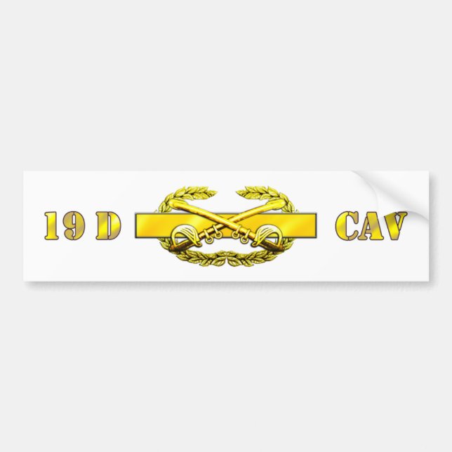 CAV SCT 19D BUMPER STICKER (Front)