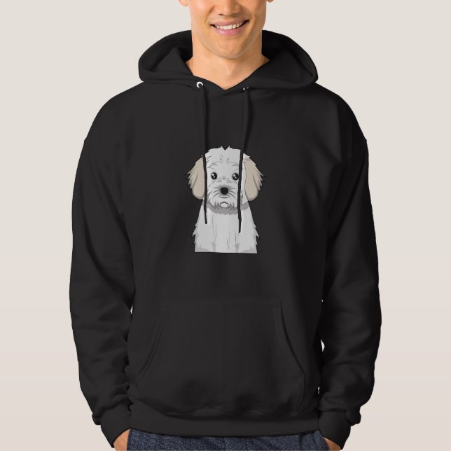 Cavachon Cartoon Hoodie (Front)