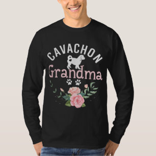 Cavachon Grandma Cavachon Dog Lover Christmas T-Shirt