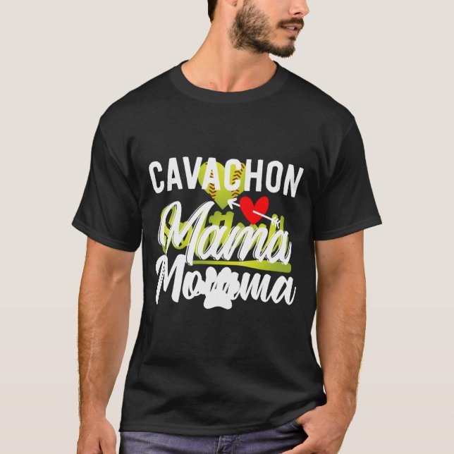 Cavachon Lover Gifts Cavachon Mama Cavachon Mum T-Shirt (Front)