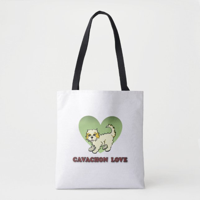Cavachon Reusable Tote Bag (Front)