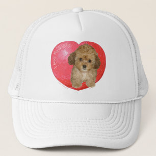 Cavachon Valentine Trucker Hat