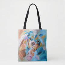 Cavalier art tote bag
