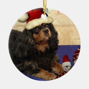 Cavalier Christmas Ceramic Tree Decoration