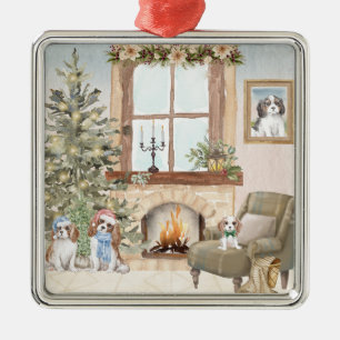 Cavalier Christmas Metal Tree Decoration