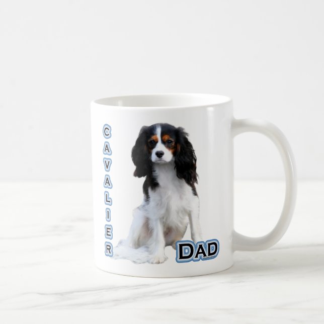 Cavalier Dad 4 Coffee Mug (Right)