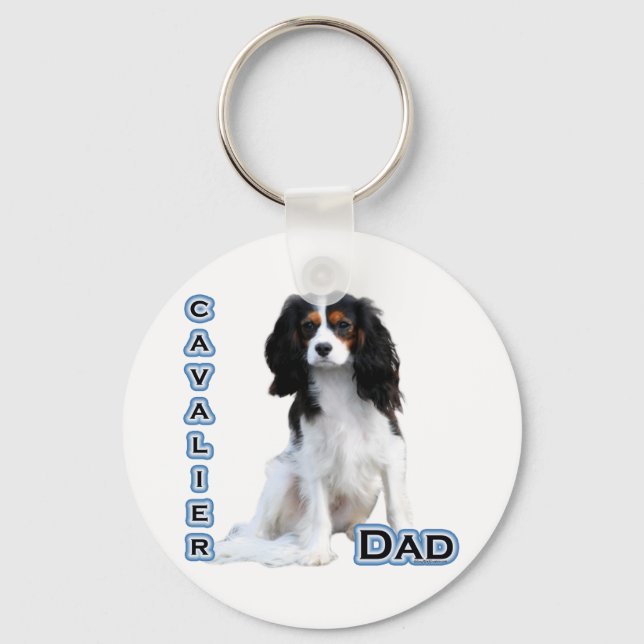 Cavalier Dad 4 - Keychain (Front)