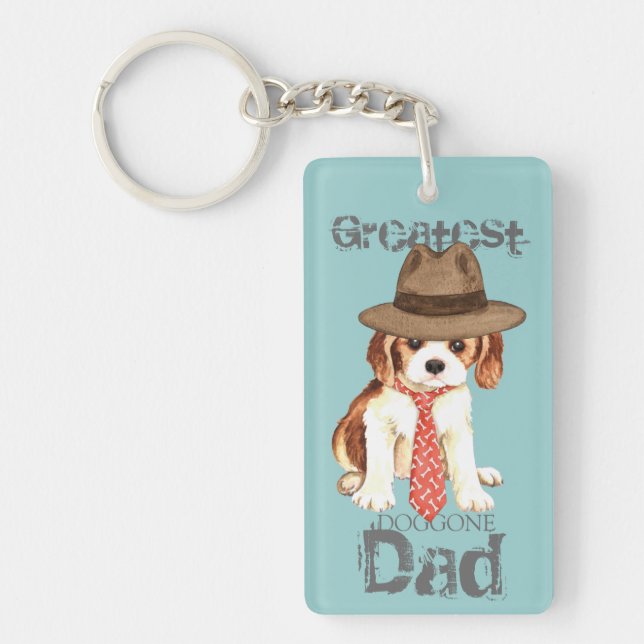 Cavalier Dad Key Ring (Front)