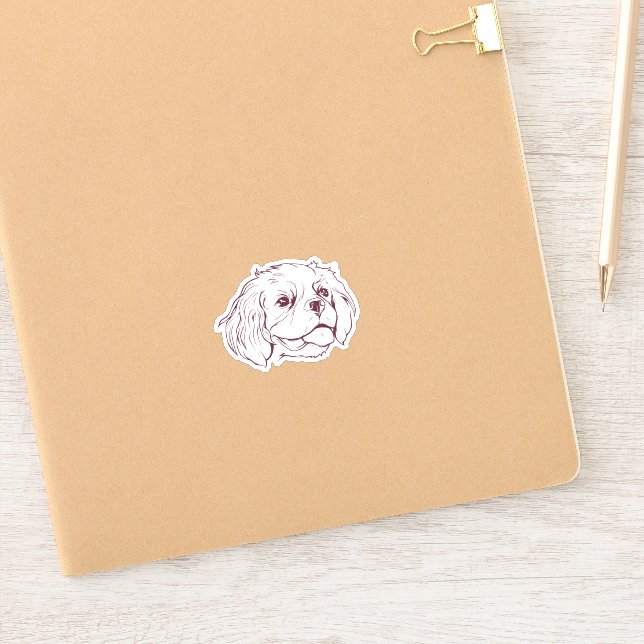 Cavalier Dog Face  (Notebook)