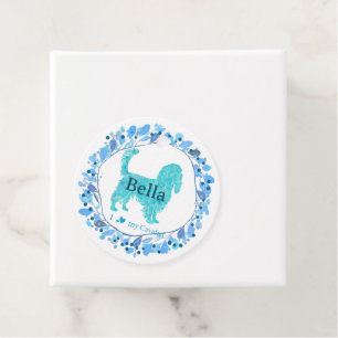 Cavalier Gift Tag – Personalised Pastel Blue Gift