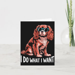 Cavalier King Charles Art For Men Women Cavalier S Card