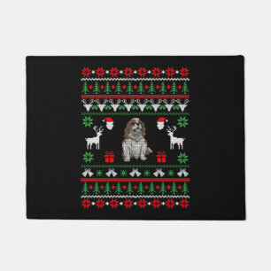 Cavalier King Charles Christmas Doormat